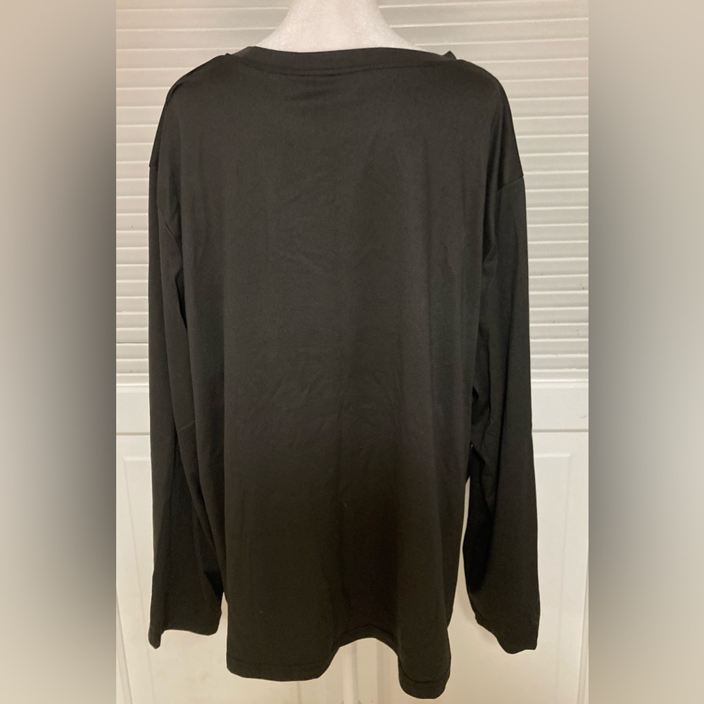 Nip Fall Long Sleeve Black & Orange Graphic T-Shi… - image 7